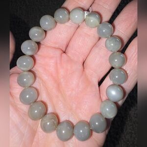 10mm Gray Moonstone Bracelet #1